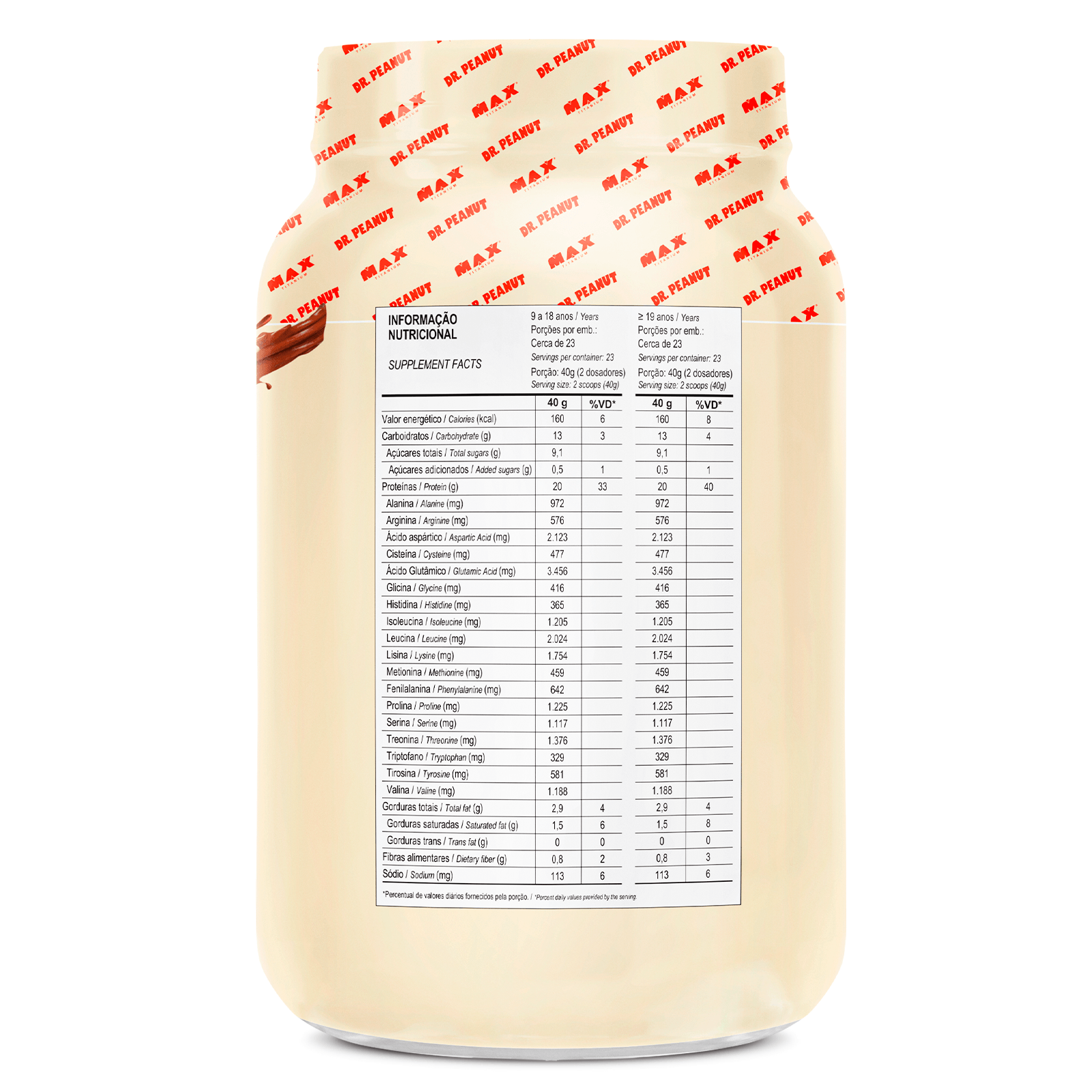 Max Titanium 100% Dr. Peanut Whey Protein 900g