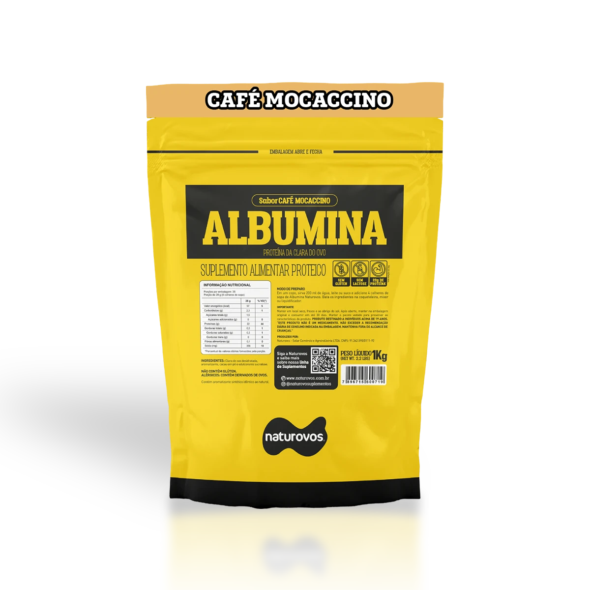Naturovos Albumina 1kg Natural