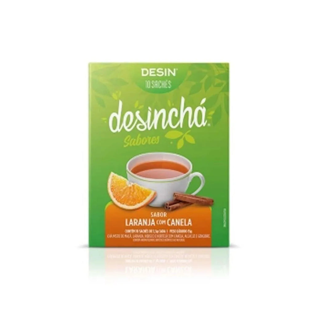 Desinchá 10 Sachês Laranja com Canela