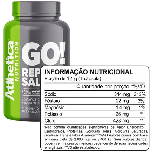Atlhetica Repor Salt 30 Caps