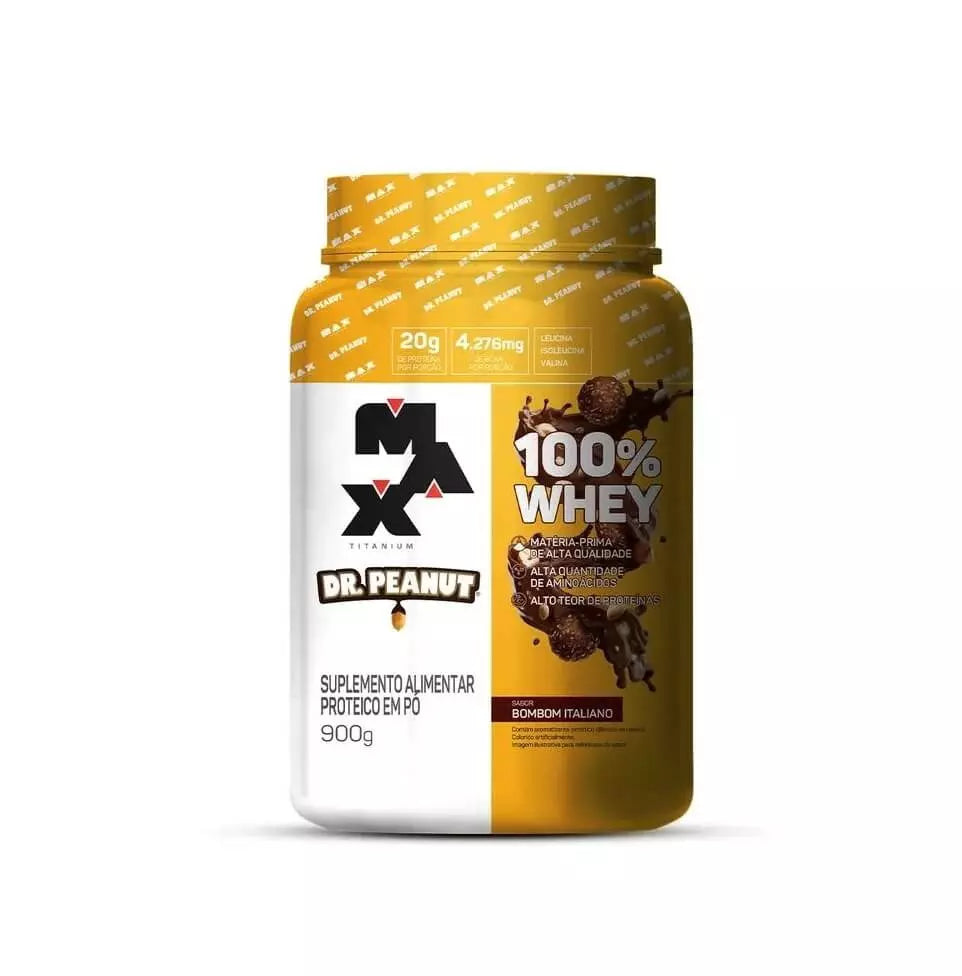 Max Titanium 100% Dr. Peanut Whey Protein 900g