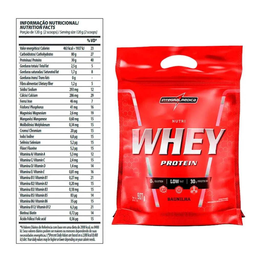 Integralmedica Refil 100% Whey Protein 900g