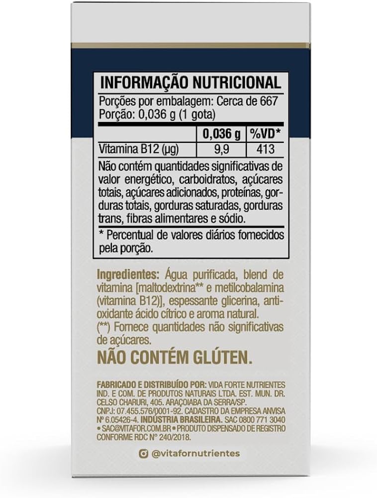 Vitafor Vitamina B12 20ml Menta