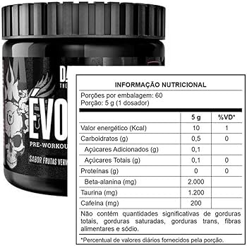 Darkness Évora PW Pré Treino 300g