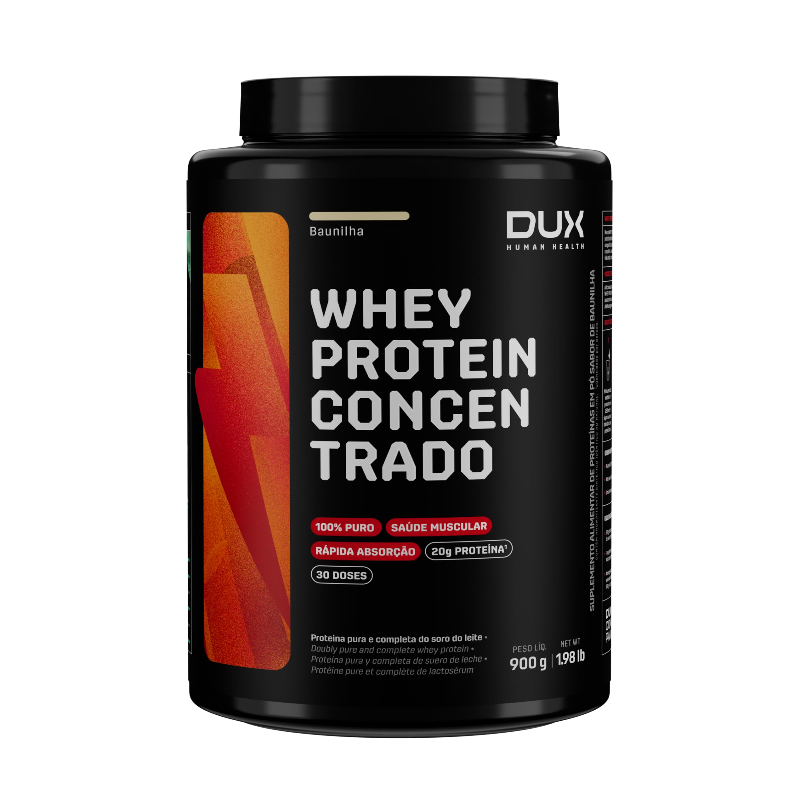DUX Whey Protein Concentrado 900g