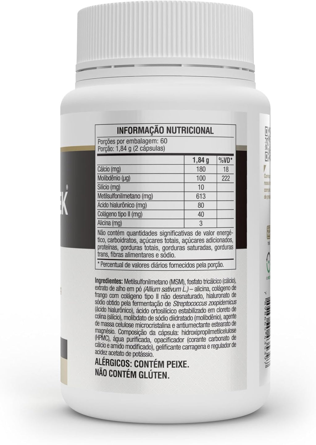 Vitafor Colagentek Tipo 2 60 Caps