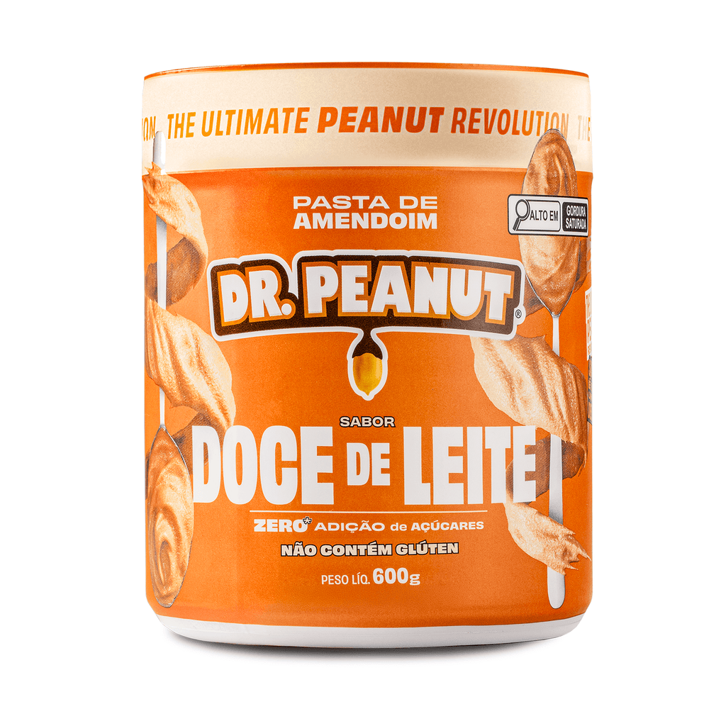 Dr. Peanut Pasta 600g Doce de Leite