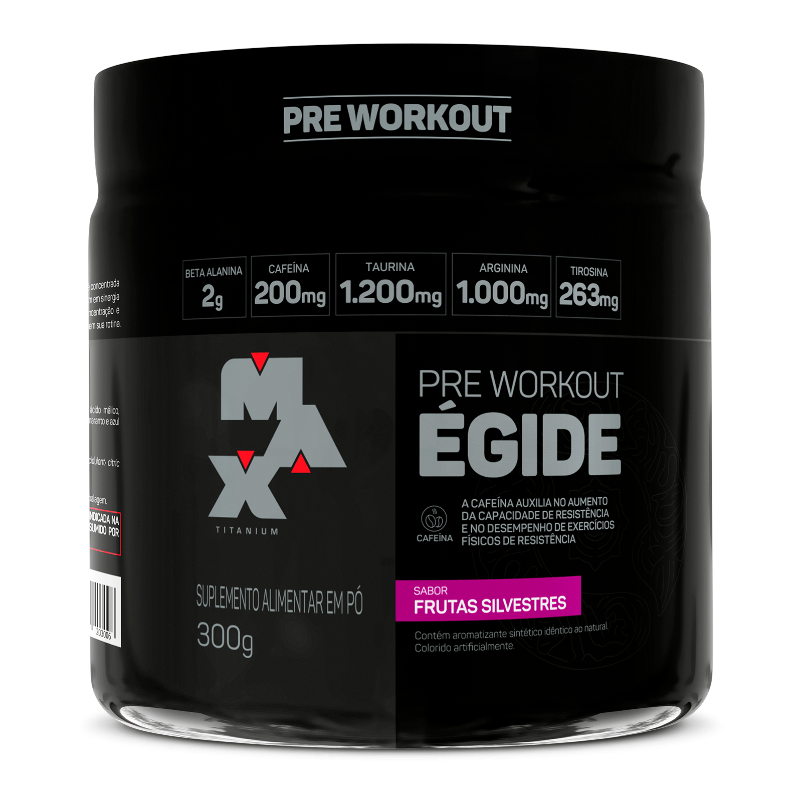 Max Titanium Pré Treino Égide 300g