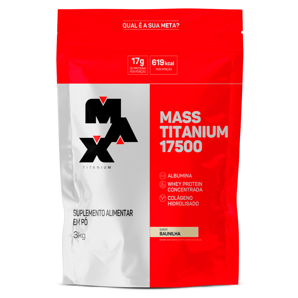 Max Titanium Refil Hipercalórico Mass Titanium 17500 3kg