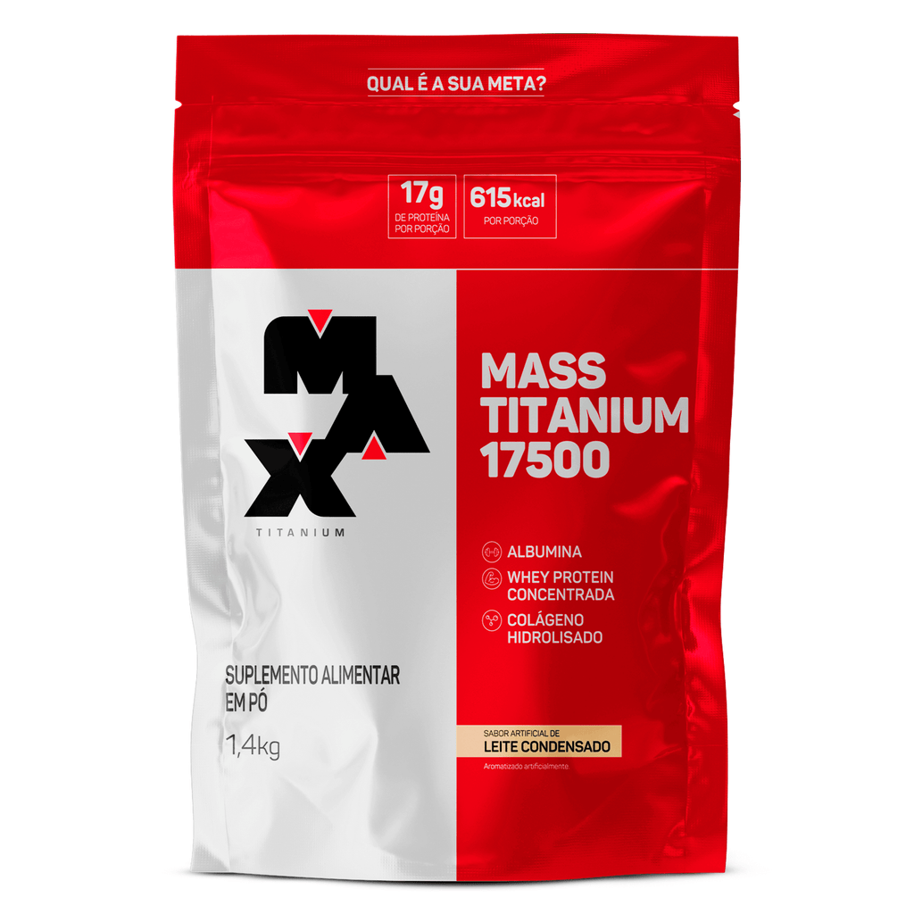 Max Titanium Refil Hipercalórico Mass Titanium 17500 1,4kg