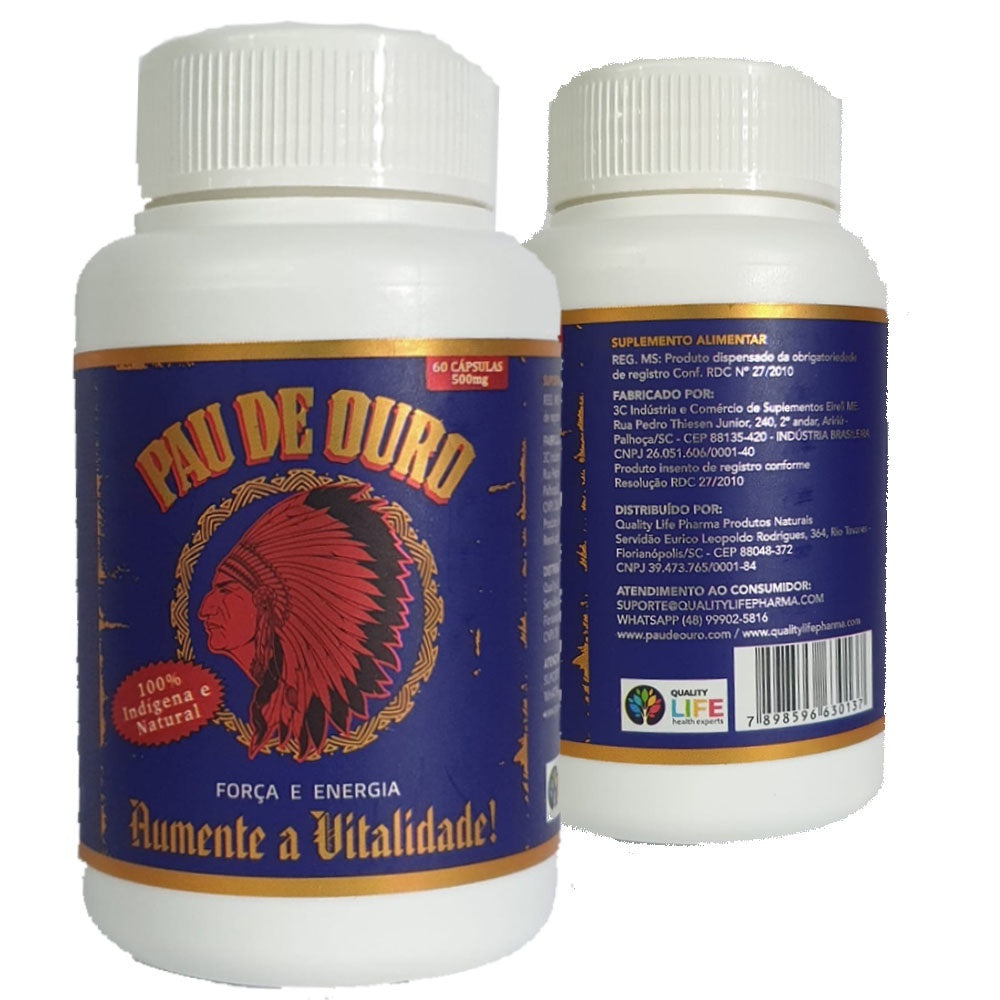 Sulphytos Pau de Ouro 500mg 60 Caps