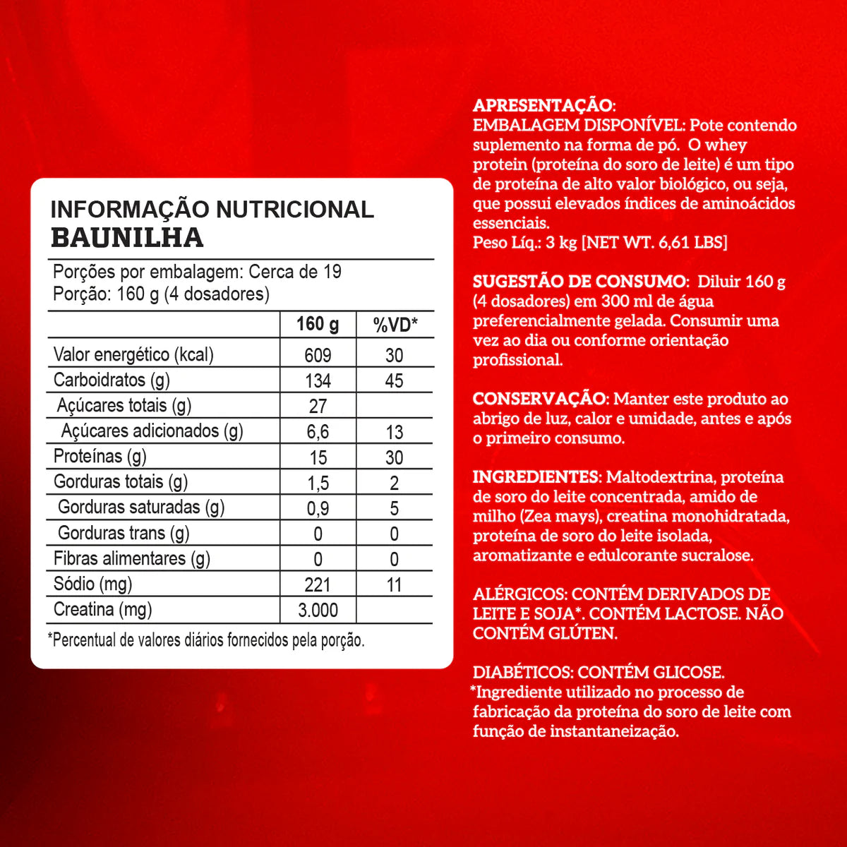 Integralmedica Hipercalórico Creamass 3kg