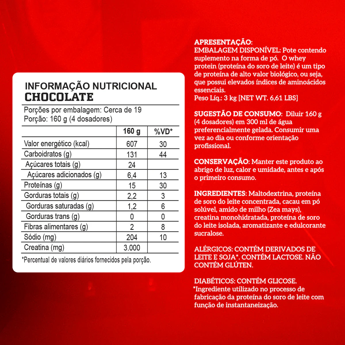 Integralmedica Hipercalórico Creamass 3kg