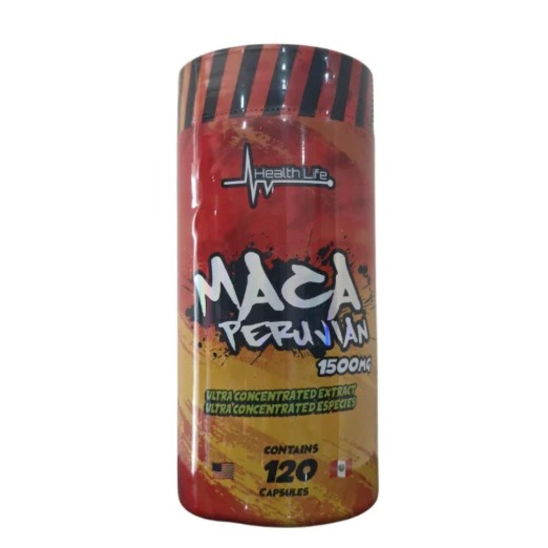 Health Life Maca Peruvian 1500mg 120 caps