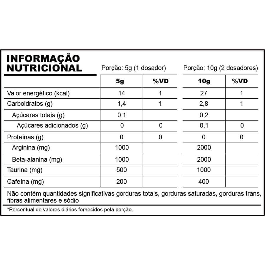 Under Labz Pré Treino Warzone 300g