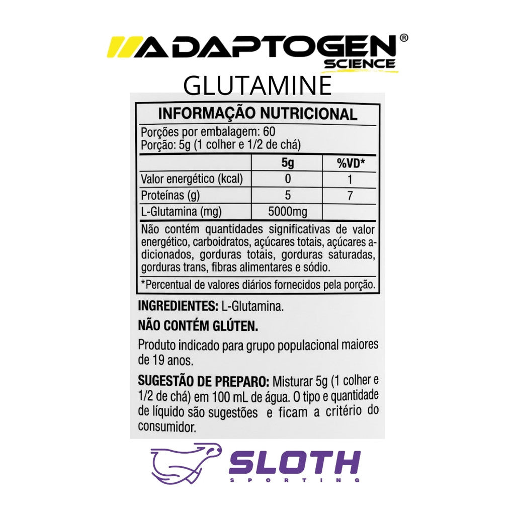 Adaptogen Glutamina Platinum Series 300g