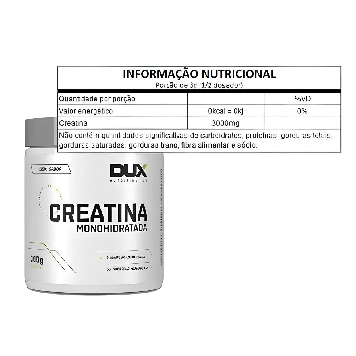 DUX Creatina Monohidratada 300g
