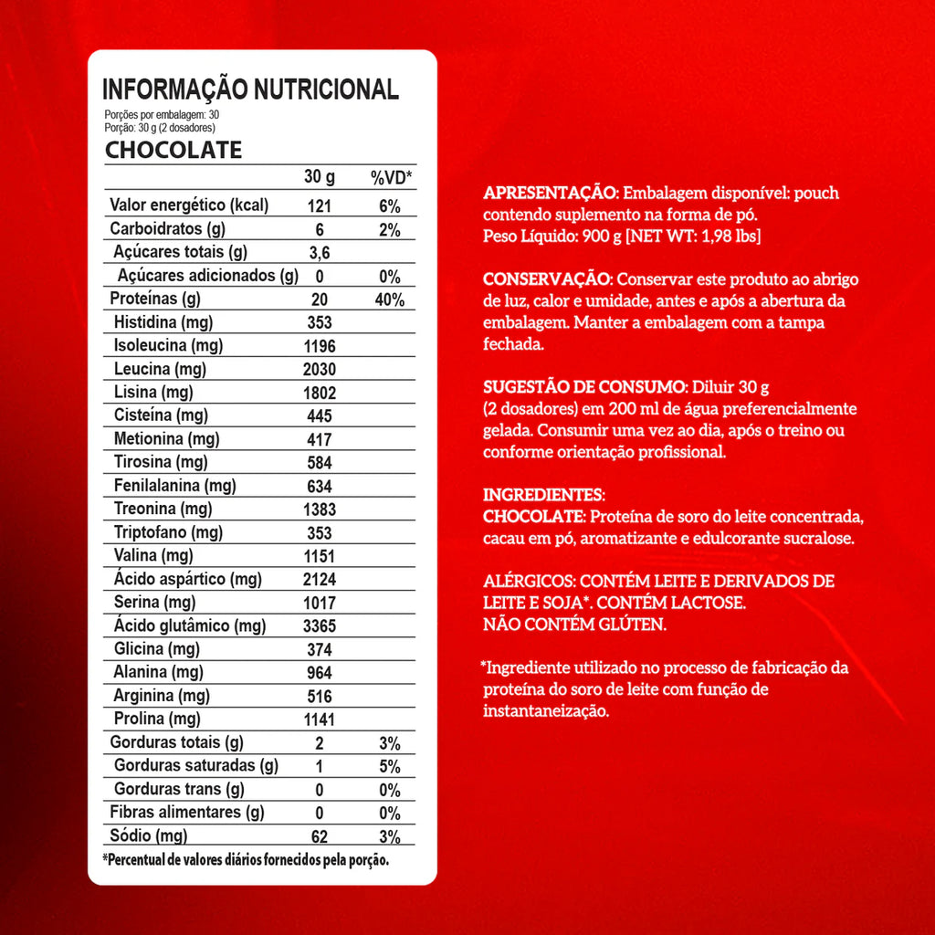 Integralmedica Refil 100% Whey Protein 900g