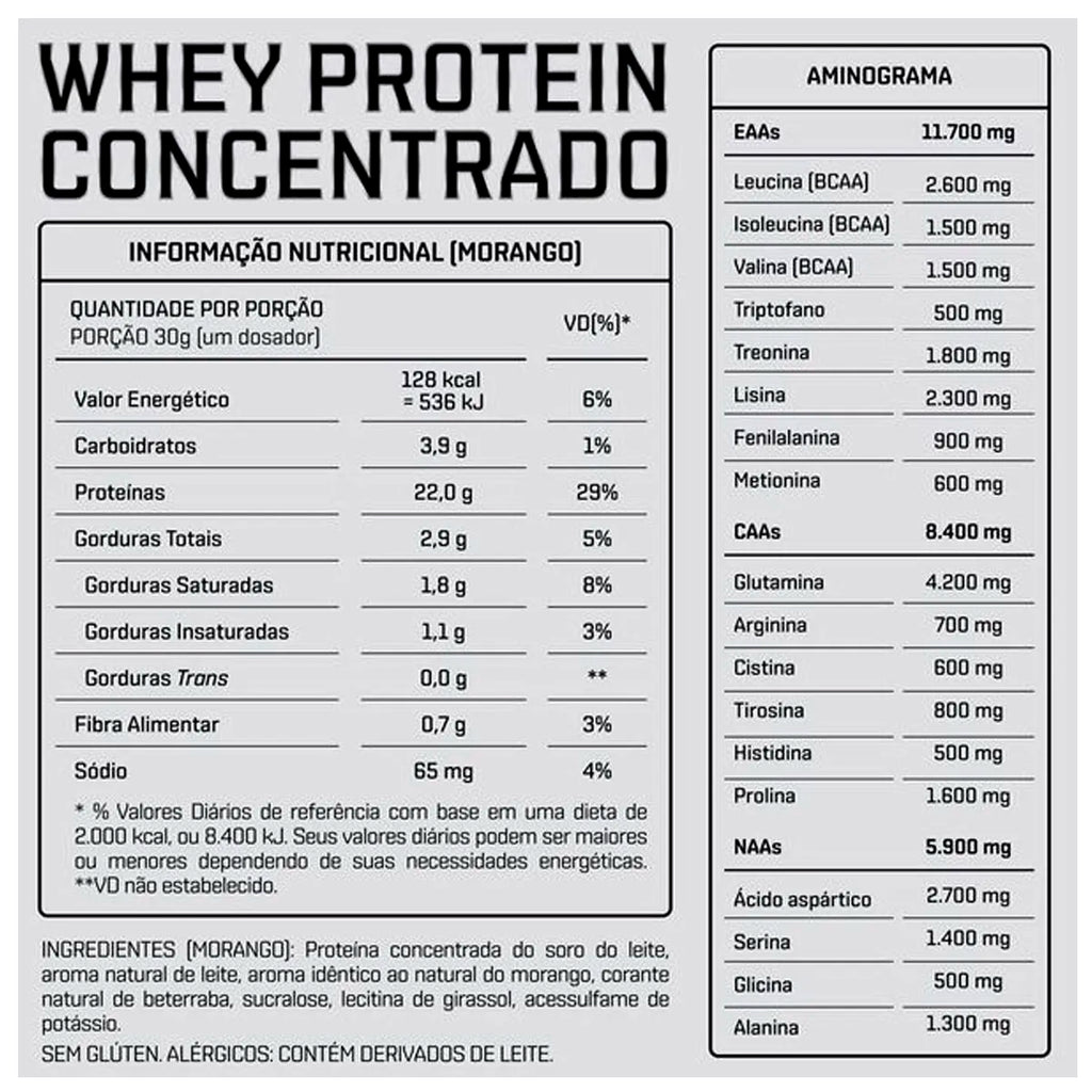 DUX Whey Protein Concentrado 900g